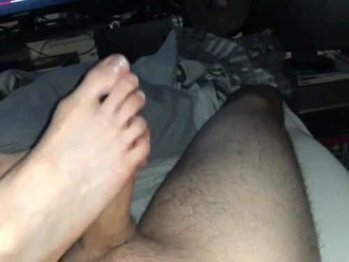 Fuck Me Before You Cum, Hard Footjob from Amateur Redhead